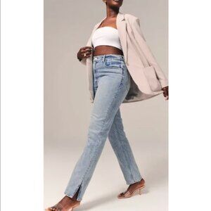 Abercrombie and Fitch Curve Love Ultra High Rise 90s Straight Jean Size 31 / 12
